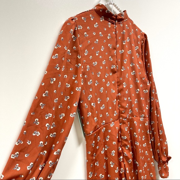 NWT Abound Mock Neck Printed Dress - Picture 5 of 8